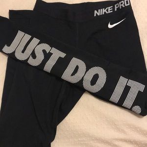 Nike Pro Just do it leggings